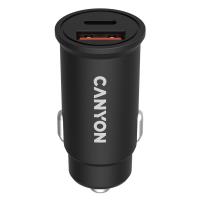 Зарядное устройство Canyon PD 30W/QC3.0 18W Pocket size car charger Фото