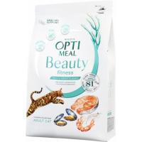 Сухий корм для кішок Optimeal Beauty Fitness беззерновий на основі морепродуктів Фото