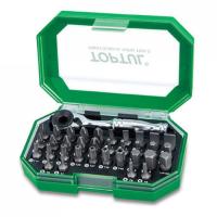 Набор бит Toptul с трещоткой 1/4" 35ед. Фото