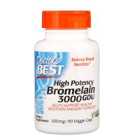 Трави Doctor's Best Бромелайн Высокой Эффективности,3000 GDU, 500 мг, Фото