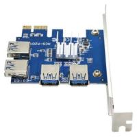 Адаптер Dynamode PCI-E x1-x16 to 4 PCI-E USB3.0 Фото