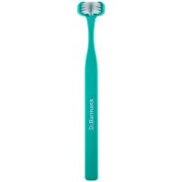Зубная щетка Dr. Barman's Superbrush Compact Трехсторонняя Мягкая Бирюзовая Фото