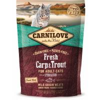 Сухий корм для кішок Carnilove Fresh Carp and Trout Sterilised for Adult cats 400 Фото