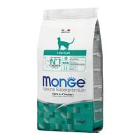 Сухий корм для кішок Monge Cat Hairball зі смаком курки, кукурудзи та рису 40 Фото