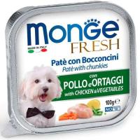Консервы для собак Monge DOG FRESH курица с овощами 100 г Фото