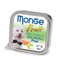 Консервы для собак Monge DOG FRUIT лосось с грушей 100 г Фото