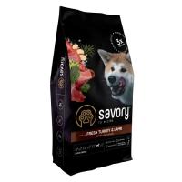 Сухий корм для собак Savory Large Breeds rich in Fresh Turkey and Lamb 12 кг Фото