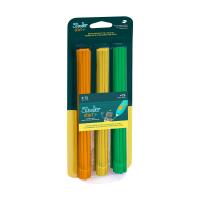 Стержень для 3D-ручки 3Doodler набір Мікс (75 шт помаранчевий, жовтий, зелений) Фото