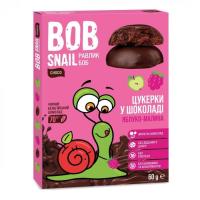 Конфета Bob Snail Улитка Боб яблочно-малиновый в черном шоколаде 60 Фото