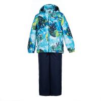 Комплект верхней одежды Huppa YOKO 41190014 синій з принтом/темно-синій 122 Фото