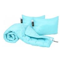 Одеяло MirSon Набор с Тенсель Всесезонный №1673 Eco Light Blue О Фото