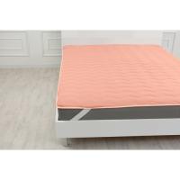 Наматрасник MirSon №1760 Eco Light Coral Bamboo на резинке по углам 9 Фото
