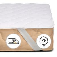 Наматрасник MirSon №5010 Exclusive Line Light Wool обычный с резинкой Фото