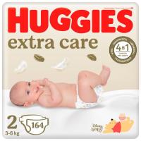 Подгузники Huggies Extra Care 2 (3-6 кг) M-Pack 164 шт Фото