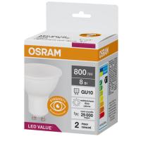 Лампочка Osram LED GU10 8W 800Lm 4000K 230V PAR16 Фото