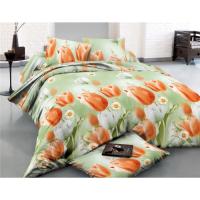 Постельное белье MirSon Сатин 22-1287 Tulips Полуторный Фото