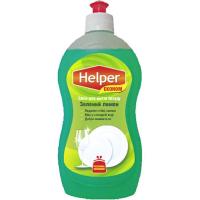 Средство для ручного мытья посуды Helper Зеленый лимон 495 мл Фото