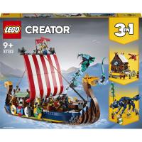 Конструктор LEGO Creator Корабель вікінгів і Мідгардський змій Фото