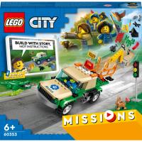 Конструктор LEGO City Missions Місії порятунку диких тварин 246 дет Фото