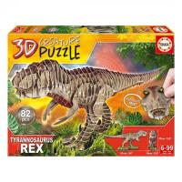 Пазл Educa 3D T-REX 82 элементов Фото