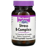 Мультивітамін Bluebonnet Nutrition Стресс В-Комплекс, Stress B-Complex, 50 вегетариа Фото