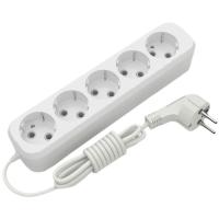 Сетевой удлинитель Electrum C-ES-1794 5.0m, 5 роз, white Фото