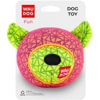 Іграшка для собак WAUDOG Fun Ведмедик 12х11 см рожева Фото