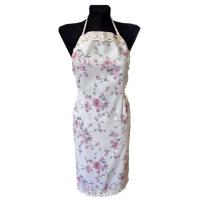 Фартук Прованс Bella Розовая клеточка/Розы с кружевом Фото