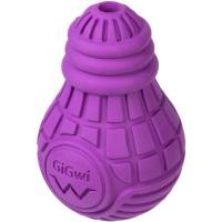 Іграшка для собак GiGwi Bulb Rubber Лампочка гумова L фіолетова Фото