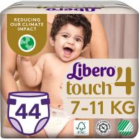 Підгузки Libero Touch Розмір 4 (7-11 кг) 44 шт Фото