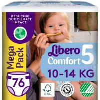 Підгузки Libero Comfort Розмір 5 (10-14 кг) 76 шт Фото