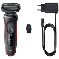 Електробритва Braun Series 5 51-R1000s BLACK / RED Фото