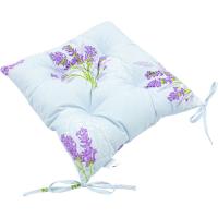 Подушка на стул MirSon Бязь 17-0130 Lavender sea 40х40 см Фото
