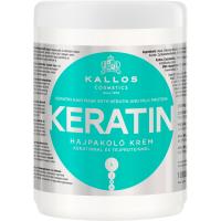 Маска для волос Kallos Cosmetics Keratin Відновлювальна з кератином та молочним про Фото
