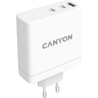 Зарядное устройство Canyon H-140-01 Wall charger with 1USB-A 2 USB-C Фото