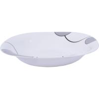 Тарелка Vittora Square Сірі Бульбашки Супова 23 см Фото