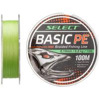 Шнур Select Basic PE 100m Light Green 0.16mm 18lb/8.3kg Фото