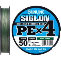Шнур Sunline Siglon PE н4 300m 3.0/0.296mm 50lb/22.0kg Dark Gre Фото