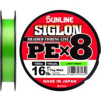 Шнур Sunline Siglon PE х8 150m 1.0/0.171mm 16lb/7.7kg Light Gre Фото