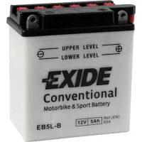 Акумулятор автомобільний EXIDE CONVENTIONAL 5Ah Ев (-/+) (65EN) Фото