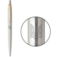 Ручка шариковая Parker JOTTER 17 UKRAINE SS GT BP Трезубец прозрачный Фото