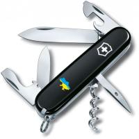 Нож Victorinox Spartan Ukraine Black "Карта України Жовто-Блакитн Фото