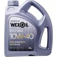 Моторна олива WEXOIL Eco gaz 10w40 4л Фото
