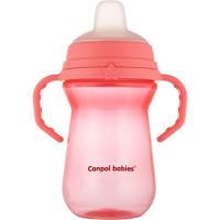 Поильник-непроливайка Canpol babies с силиконовым носиком FirstCup 250 мл Розовая Фото