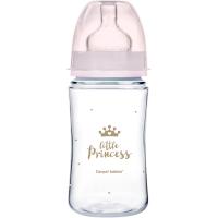 Пляшечка для годування Canpol babies Royal Baby з широким отвором 240 мл Рожева Фото