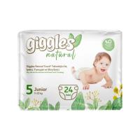 Подгузники Giggles Natural 5 Junior 11-25 кг 24 шт Фото