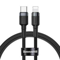 Дата кабель Baseus USB-C to Lightning 1.0m 18W 2.1A Cafule Black-Grey Фото