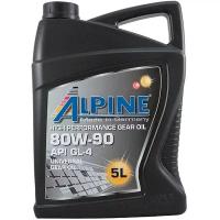 Трансмиссионное масло Alpine Gear Oil 80W-90 TS GL-4 5л Фото