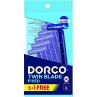 Бритва Dorco Twin Blade Fixed для чоловіків 2 леза 6 шт. Фото