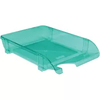 Лоток для бумаг Economix горизонтальный пластик, салатовый Фото